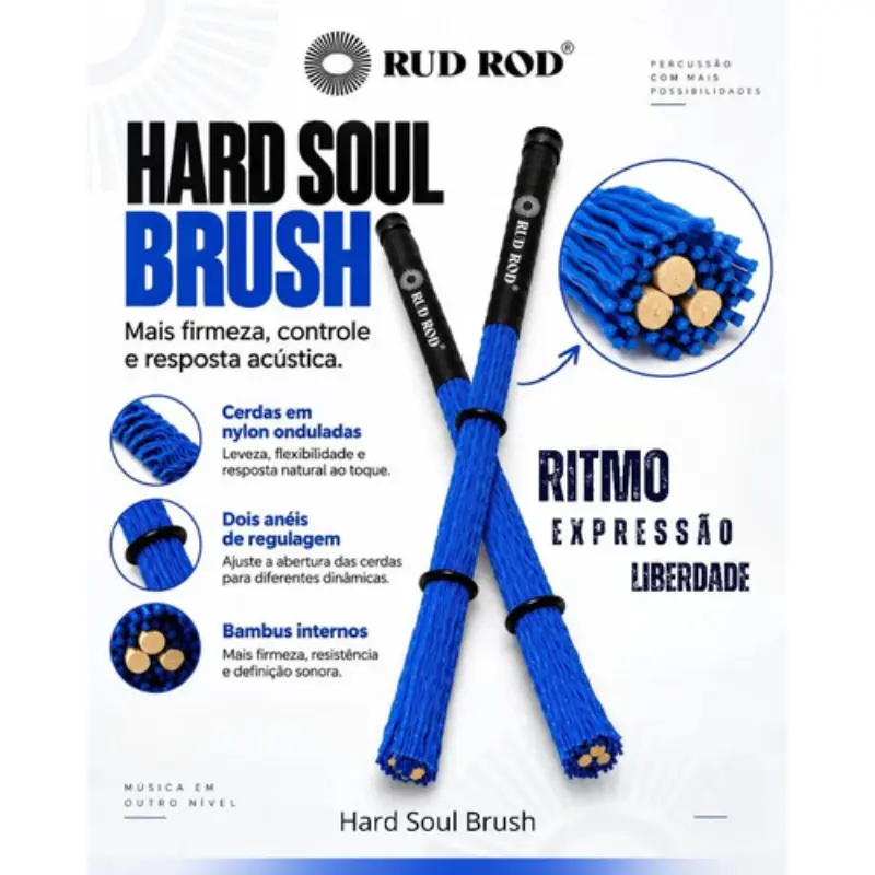 Baqueta de bateria rud rod